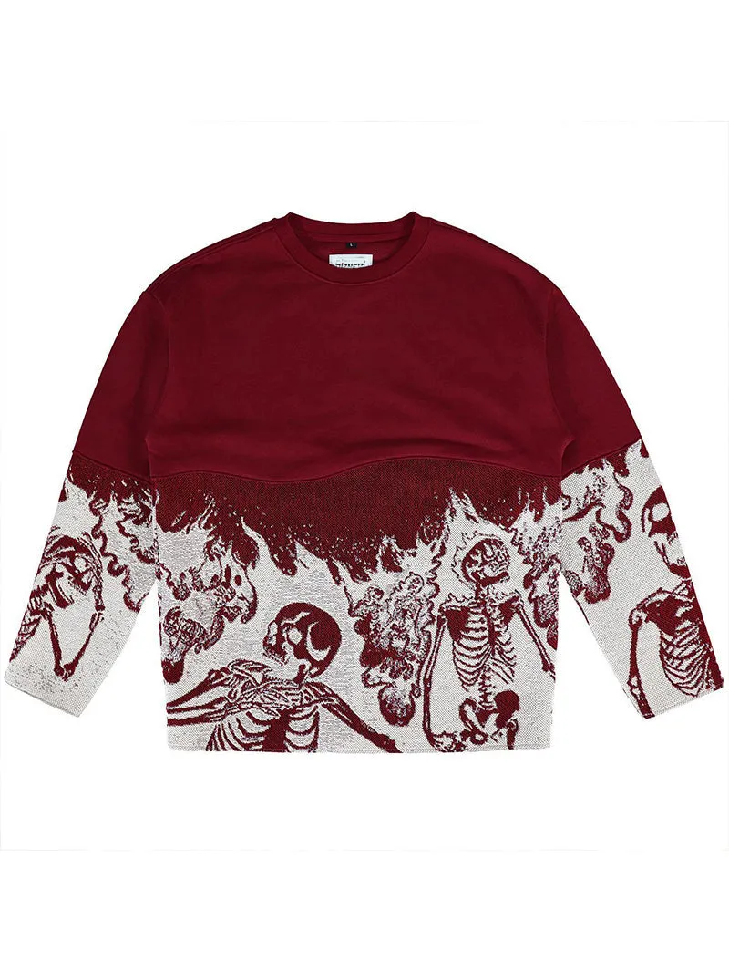 Copy of nMens Pattern Sweater Crewneck Men's Sweatshirt High Quality Wholesale Sweatshirt