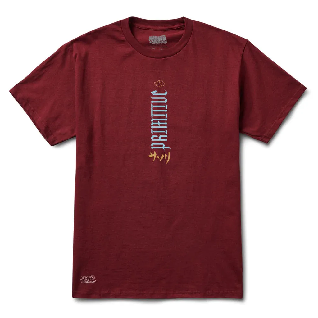 PRIMITIVE X NARUTO SHIPPUDEN Sasori Graphic T-Shirt - Burgundy