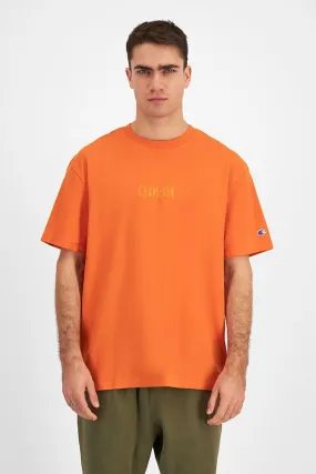 CHAMPION MEN'S ROCHESTER ORANGE TEE