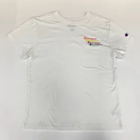 Champion Women's Classic Tee, Left Chest Multi Script