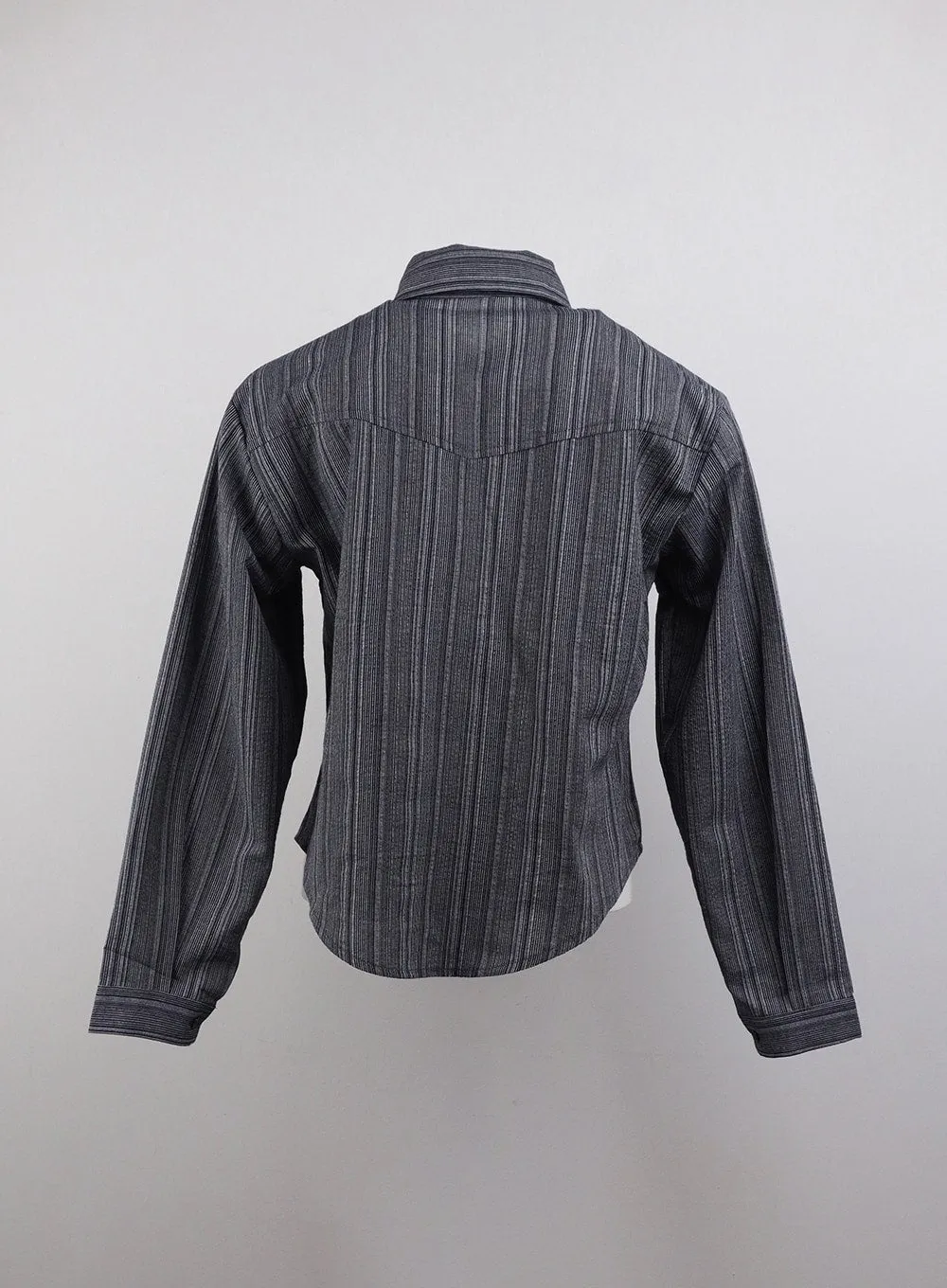 Collar Stripe Button Long Sleeve Shirt CJ411