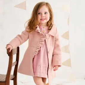 Collared Overcoat Dusty Pink