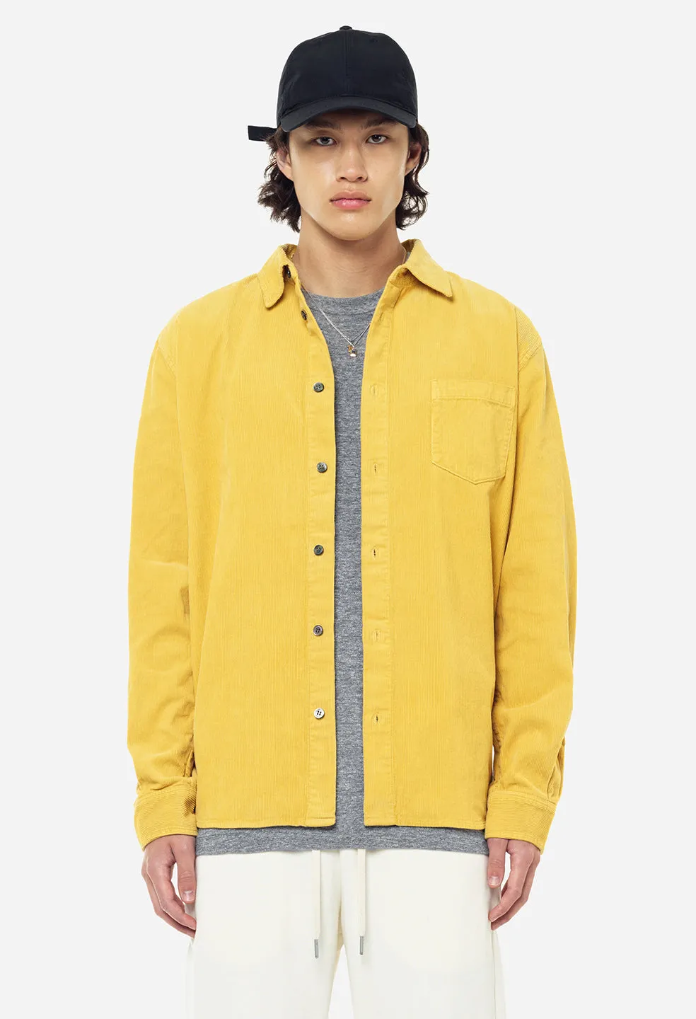 Corduroy Shirt / Mustard