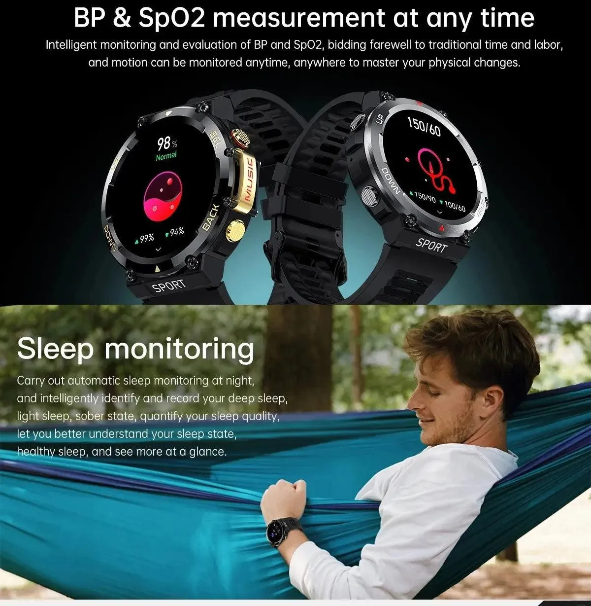 LF33 Smartwatch: Power and Versatility for Men