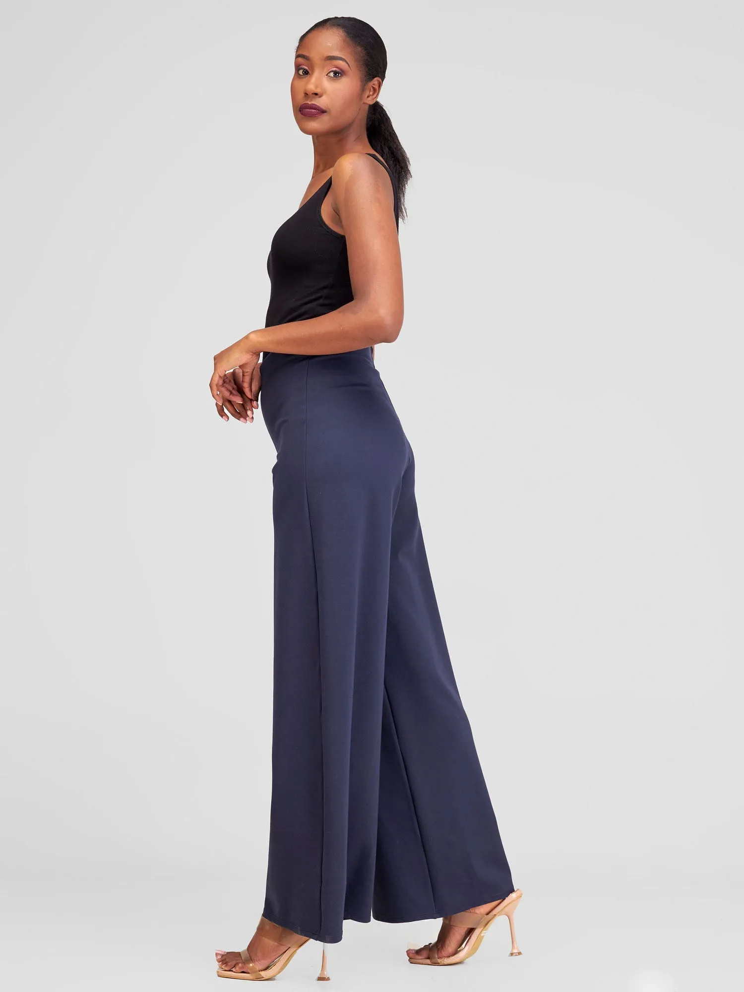 Vivo Upe Wide Leg Pants - Navy