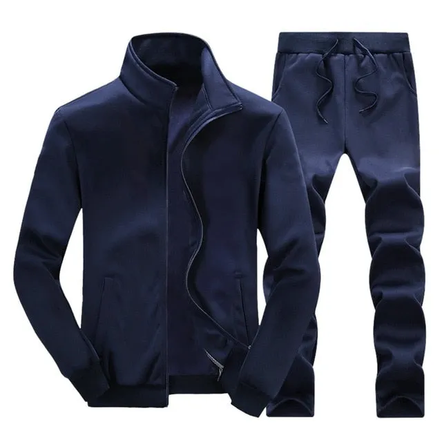 Men Sport Suits Gym Sets 2020 Spring Running Sets