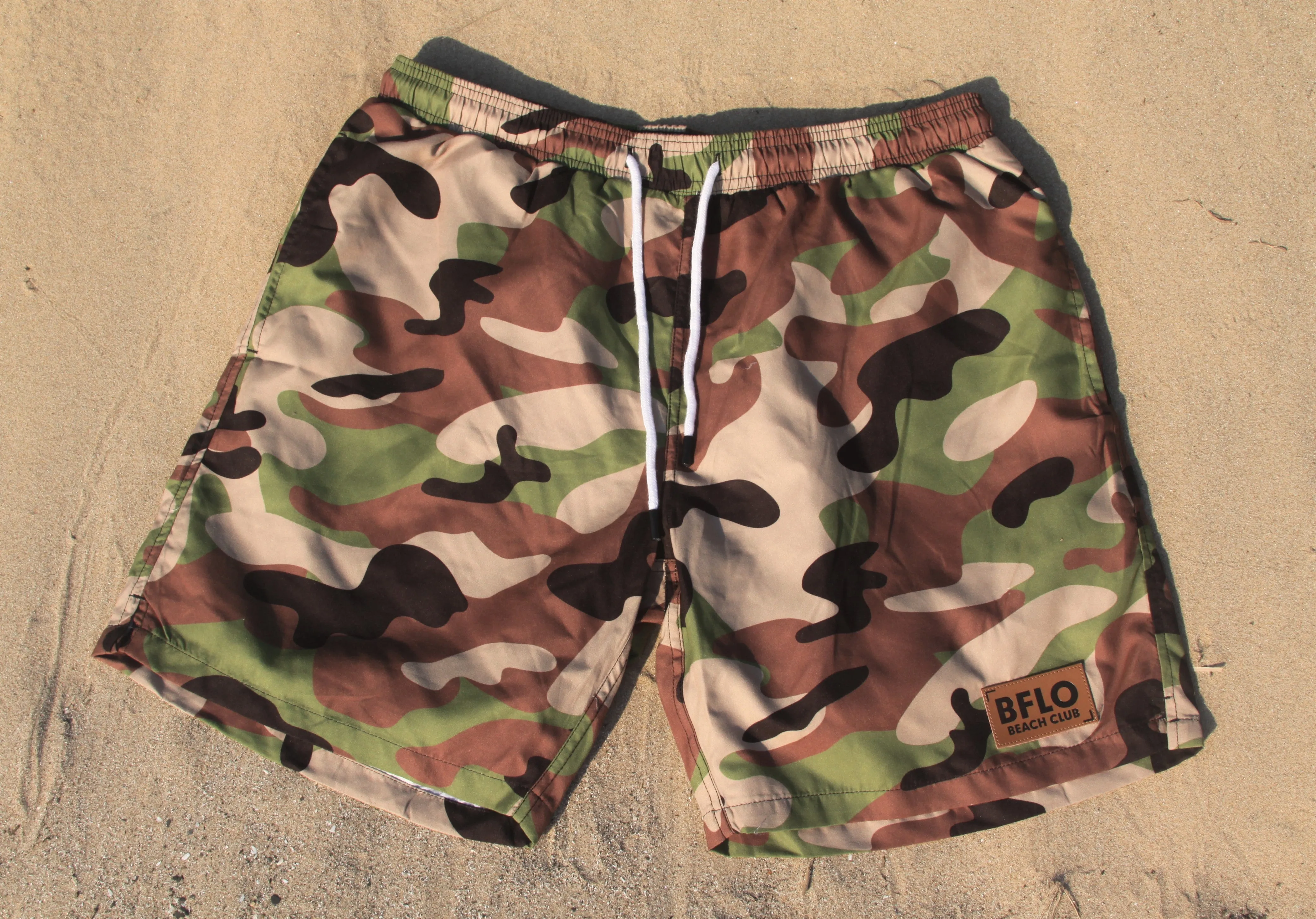 Men's BFLO Camo Swim Trunks