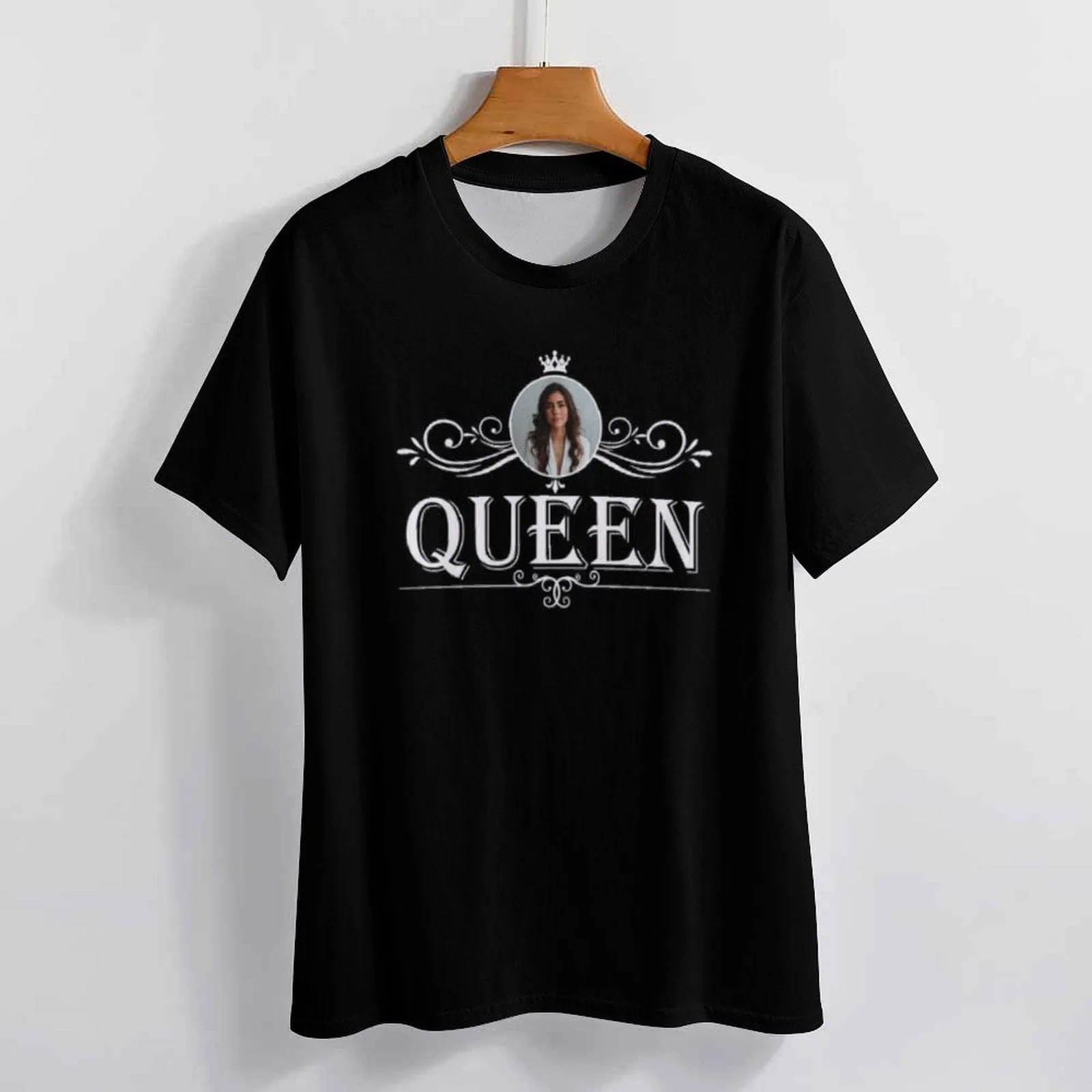 Custom Photo Printed T-Shirt Personalized Picture On Queen Shirt Gifts For Mother