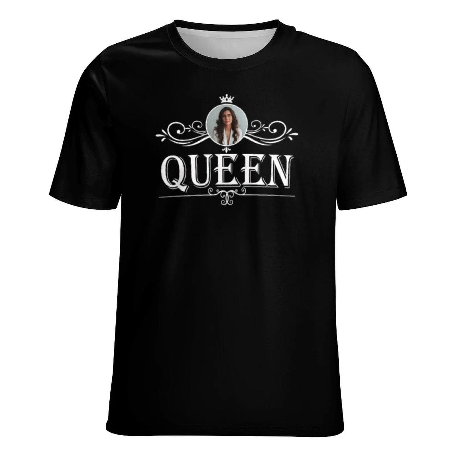 Custom Photo Printed T-Shirt Personalized Picture On Queen Shirt Gifts For Mother