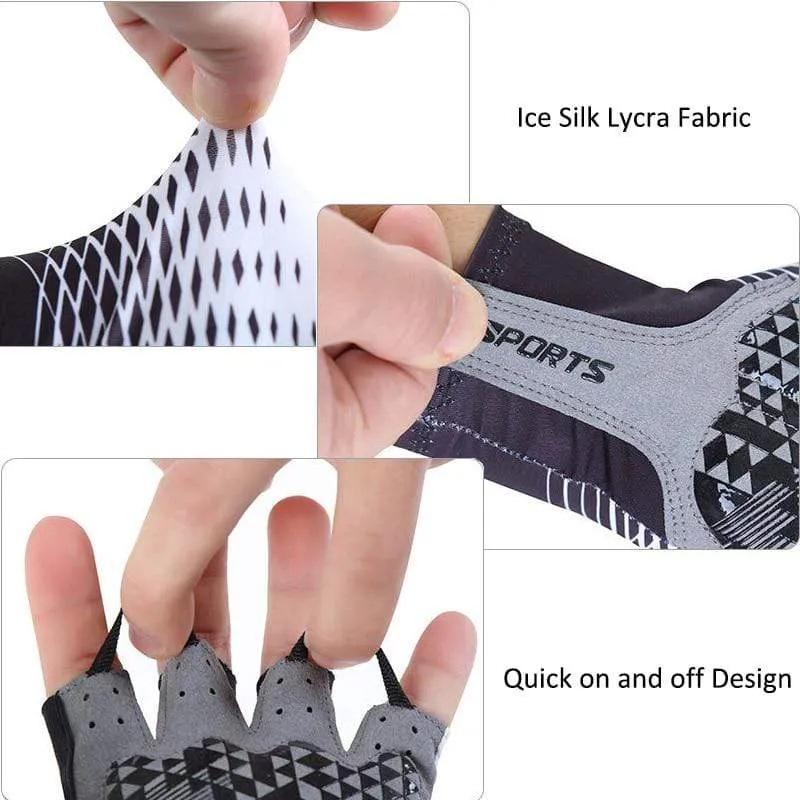 Men Half Finger Cycling Gloves Summer Women Racing Bike Gel Gloves Road Bike Anti-slip Bicycle Sport Glove