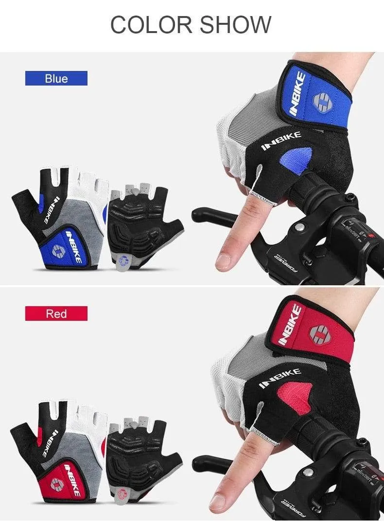 Shockproof GEL Pad Cycling Gloves Half Finger Sport Gloves Men Women Summer Bicycle Gym Fitness Gloves MTB Bike Gloves