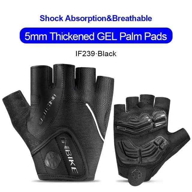 Shockproof GEL Pad Cycling Gloves Half Finger Sport Gloves Men Women Summer Bicycle Gym Fitness Gloves MTB Bike Gloves