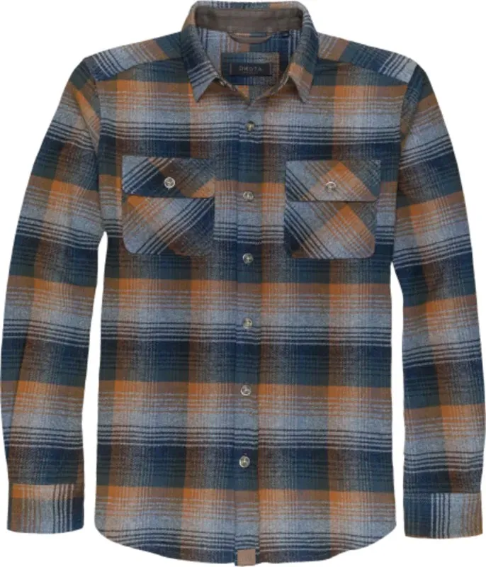 'Dakota Grizzly' Men's Turk Flannel Button Down - Trail