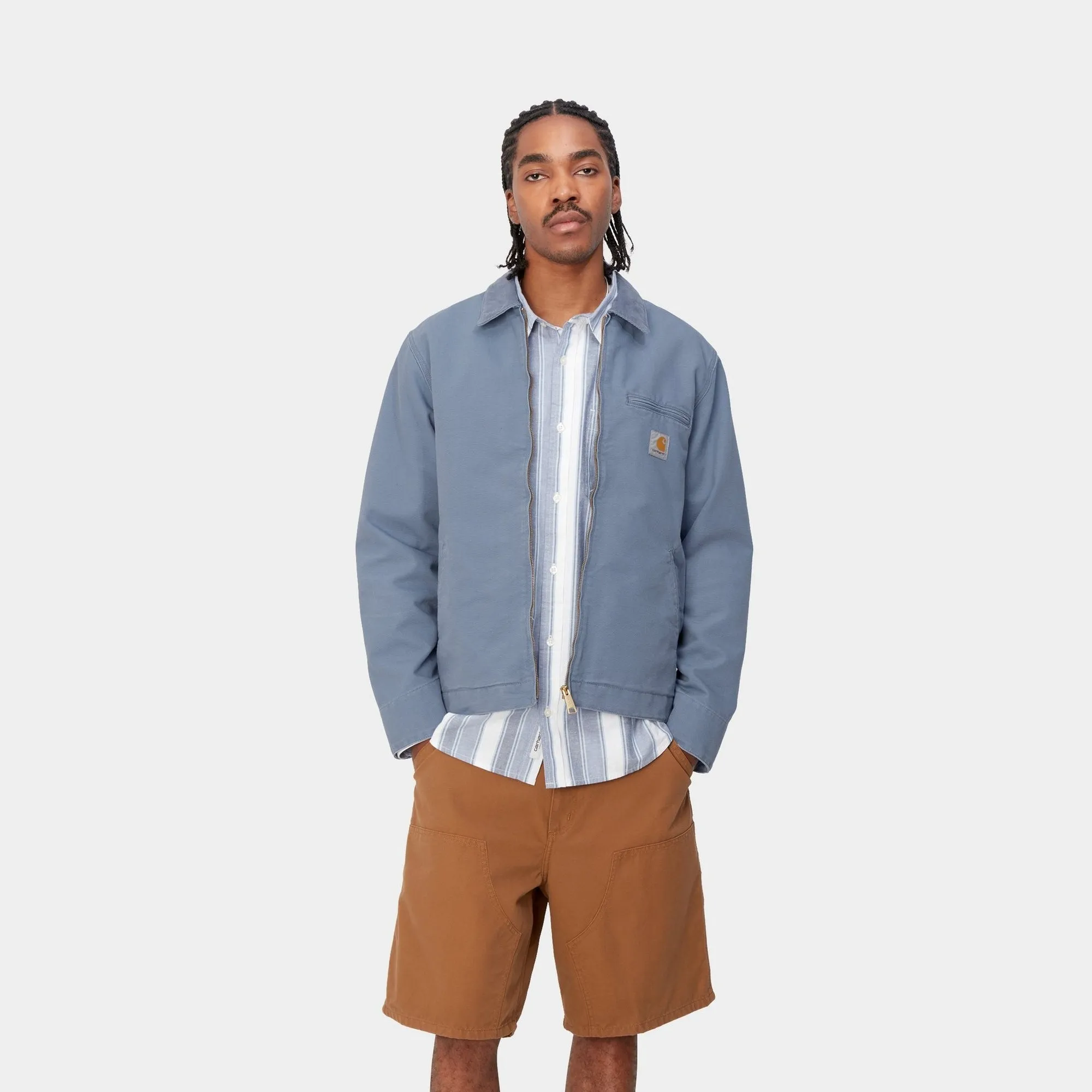 Detroit Jacket (Spring) | Bay Blue (aged canvas)