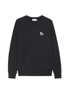 Dressed Fox Patch Classic Sweatshirt KM00304KM0001