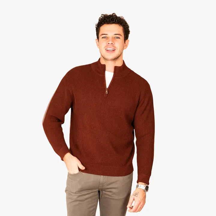 Alta Alpaca 1/4 Zip Alpaca Sweater PS862