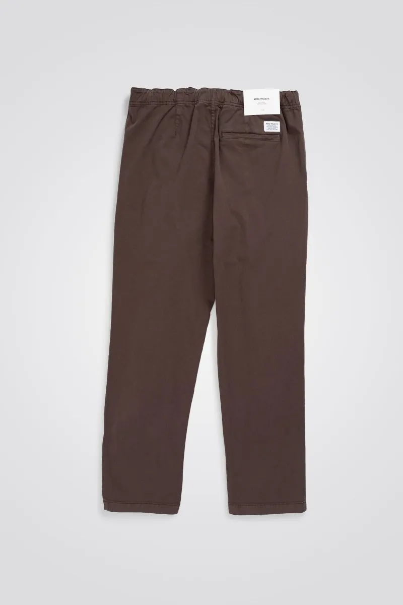 Norse Ezra Relaxed Twill Trouser Heathland Brown