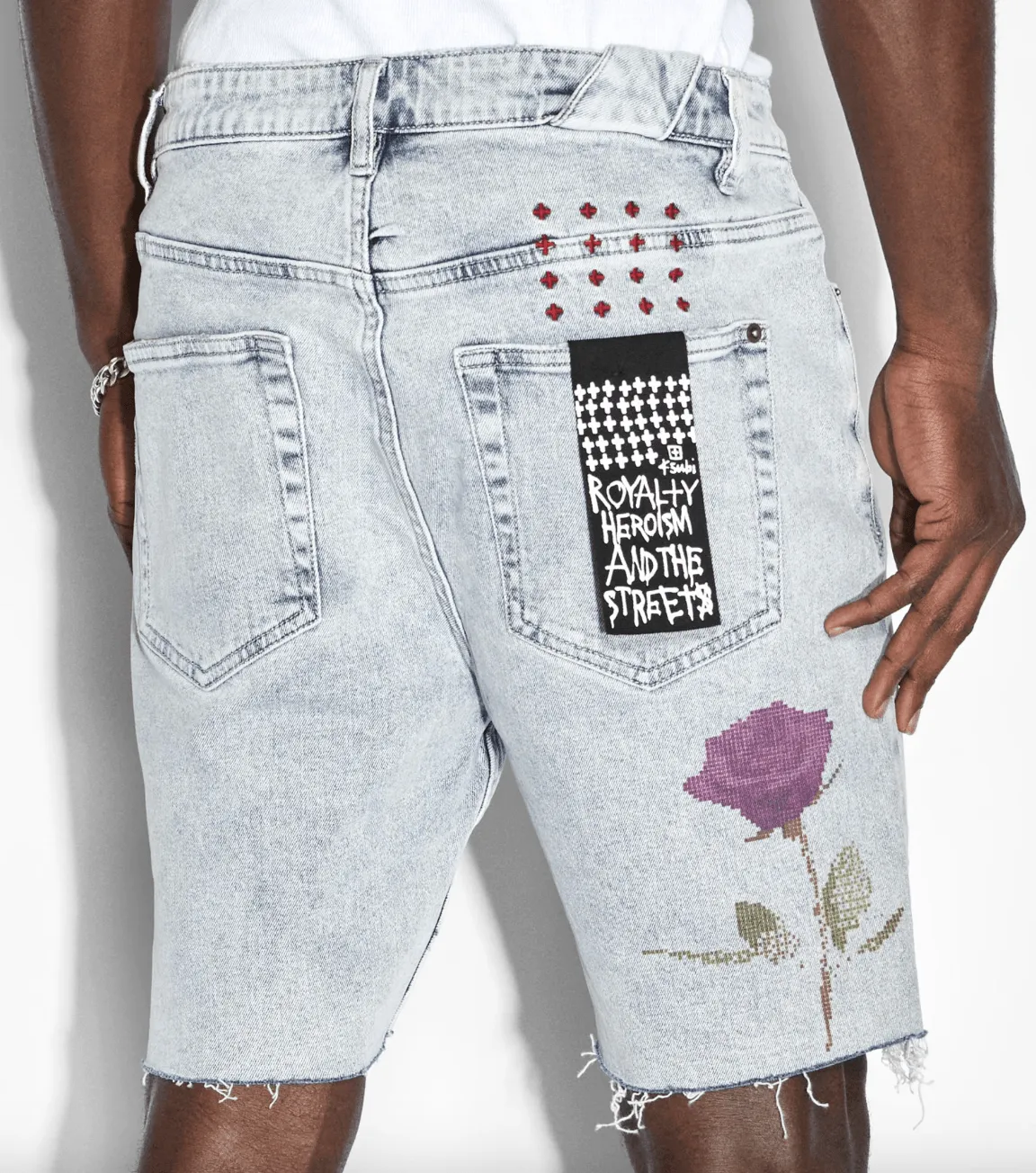 KSUBI Chopper Short Pixel Refresh Denim Shorts