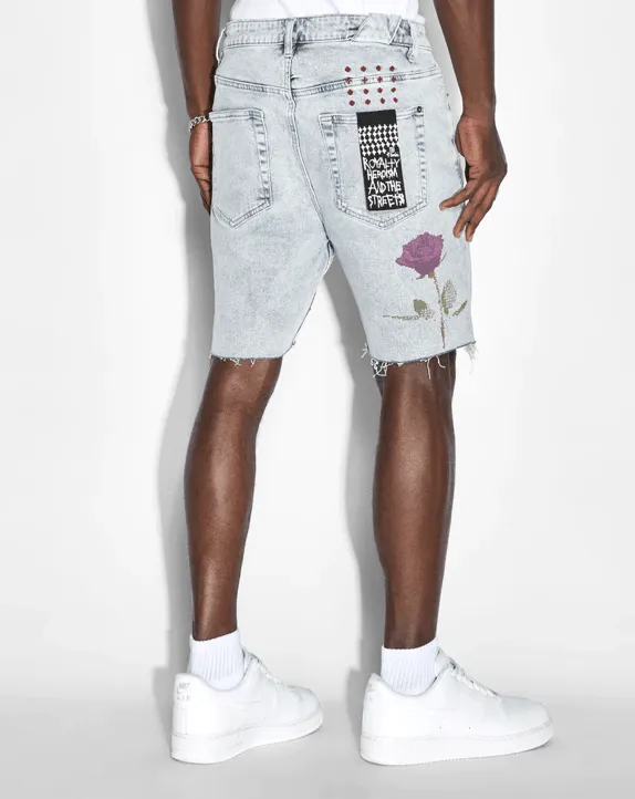 KSUBI Chopper Short Pixel Refresh Denim Shorts