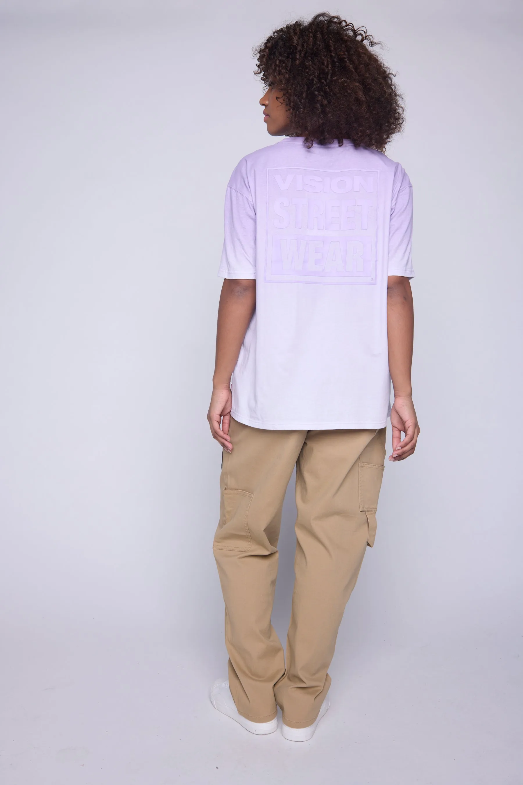 Ombre Box Logo T-Shirt - Lavender