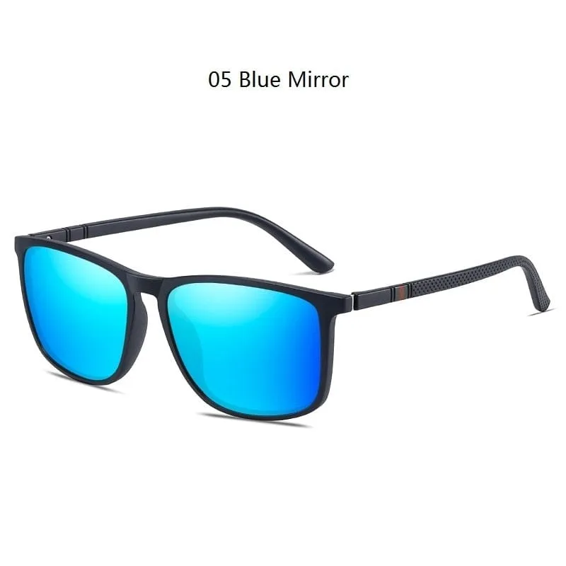 Luxury Square Vintage Polarized Sunglasses For Men Women Fashion Travel Driving Anti-glare Sun Glasses Male TR90 Eyewear UV400