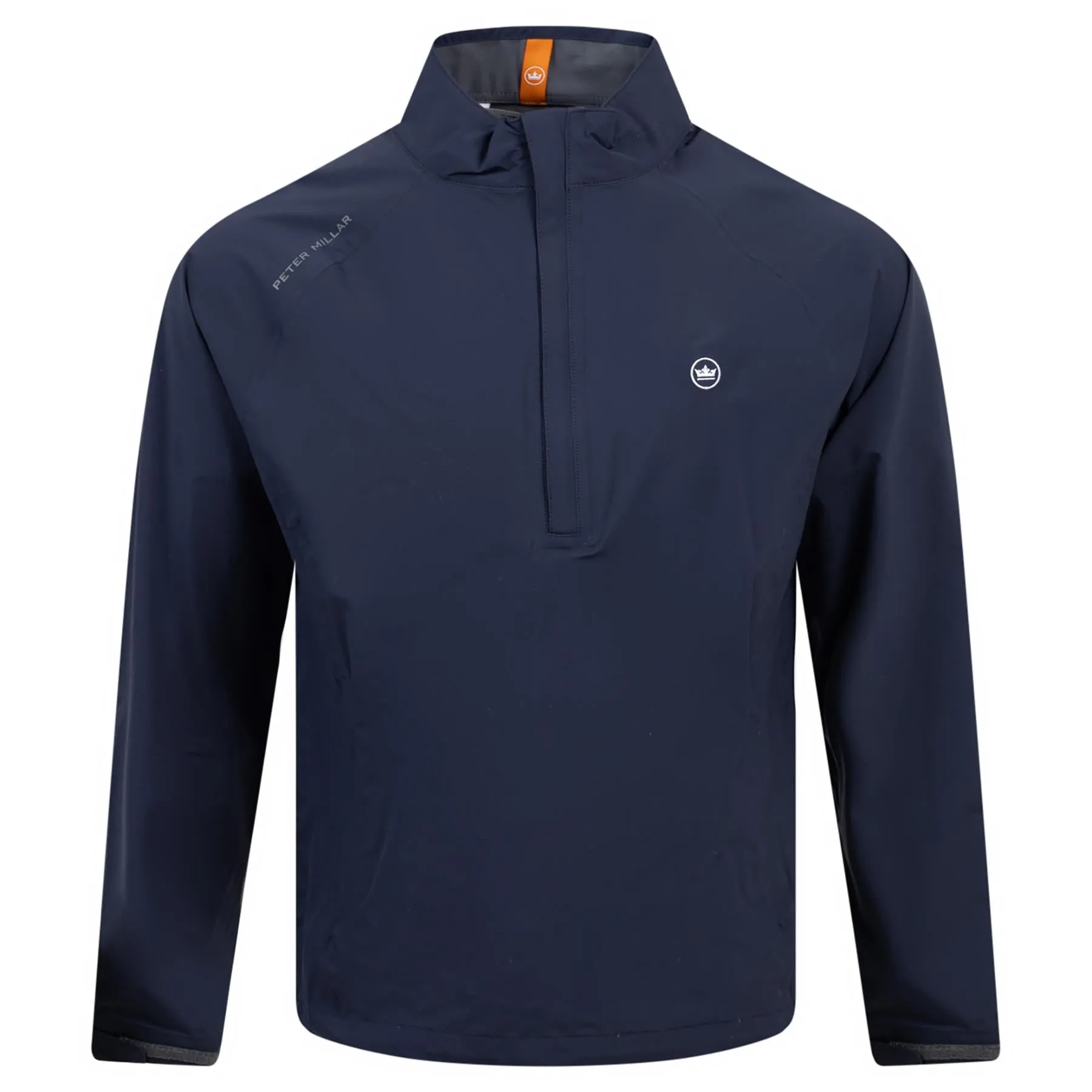 Shield Half Zip Rain Shell Classic Fit Waterproof Jacket Navy - SS24