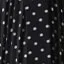 Sheer Sleeve Polka Dot Pleated Dress