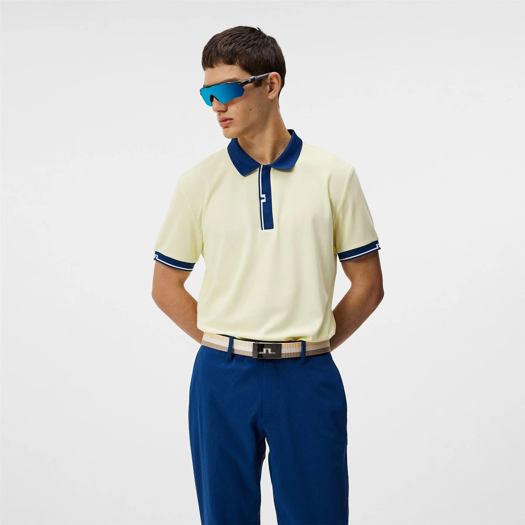 Bay Slim Fit Sport Pique Polo Wax Yellow - SS24