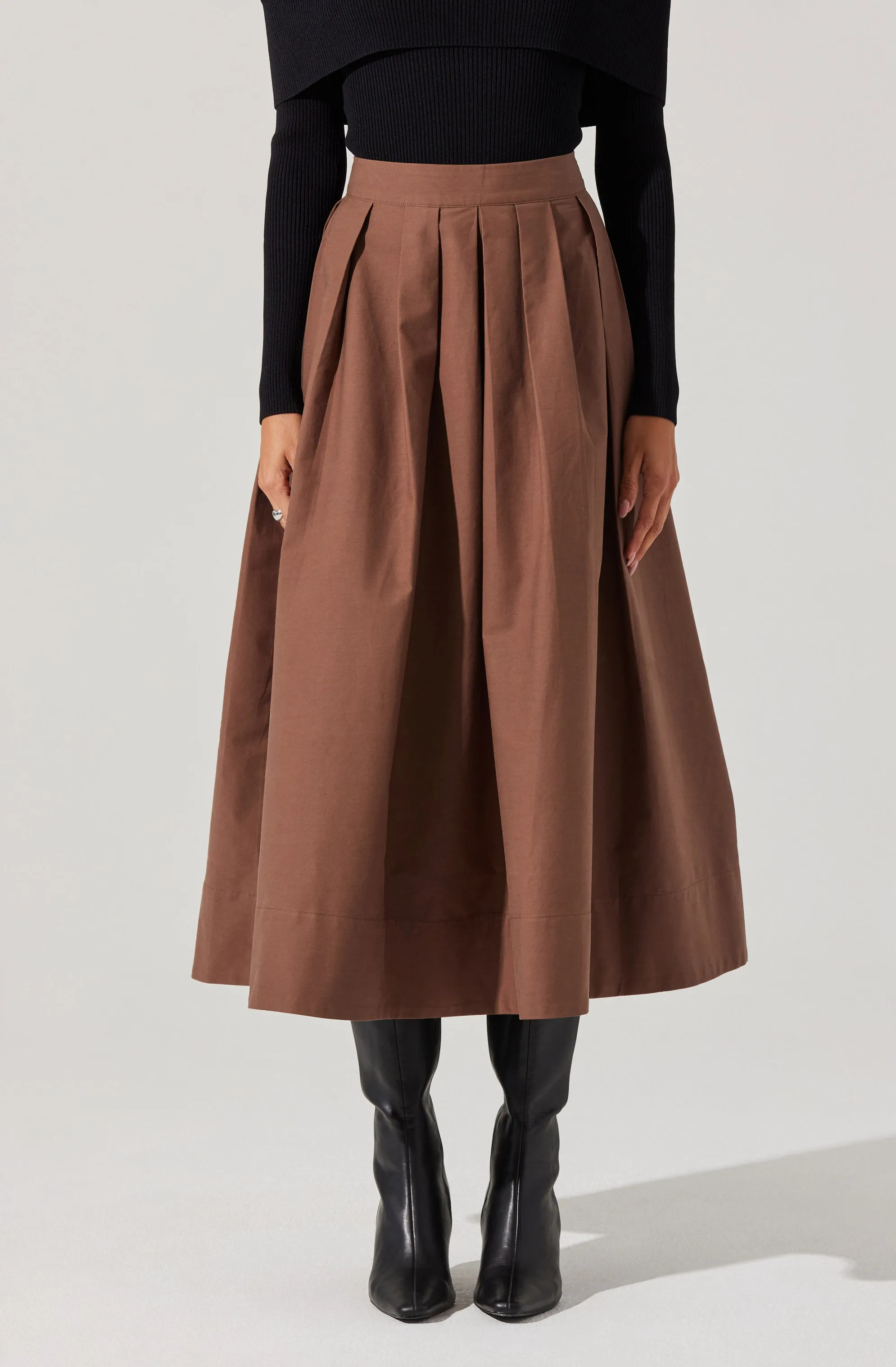 Full midi skirt