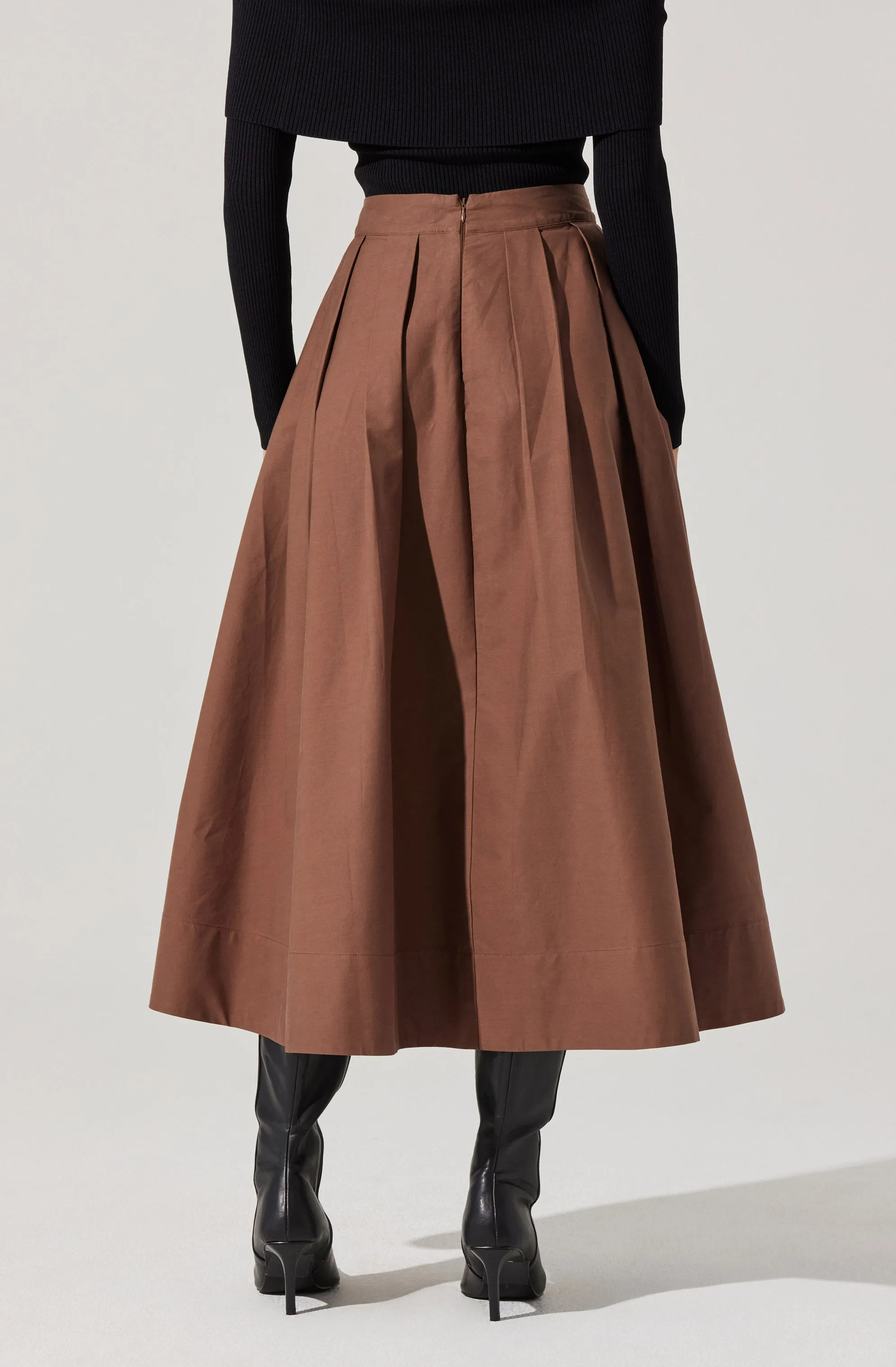 Full midi skirt