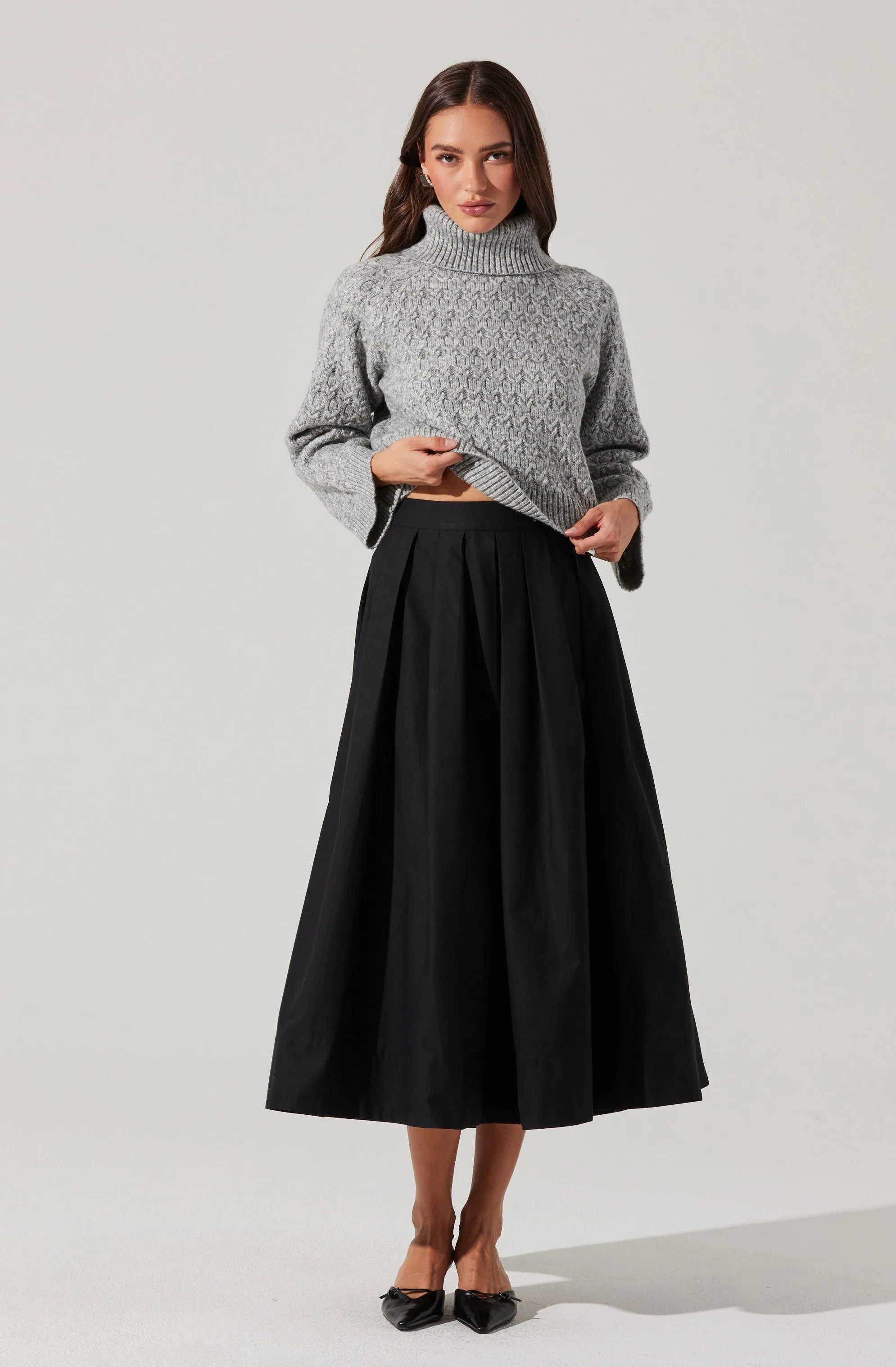 Full midi skirt