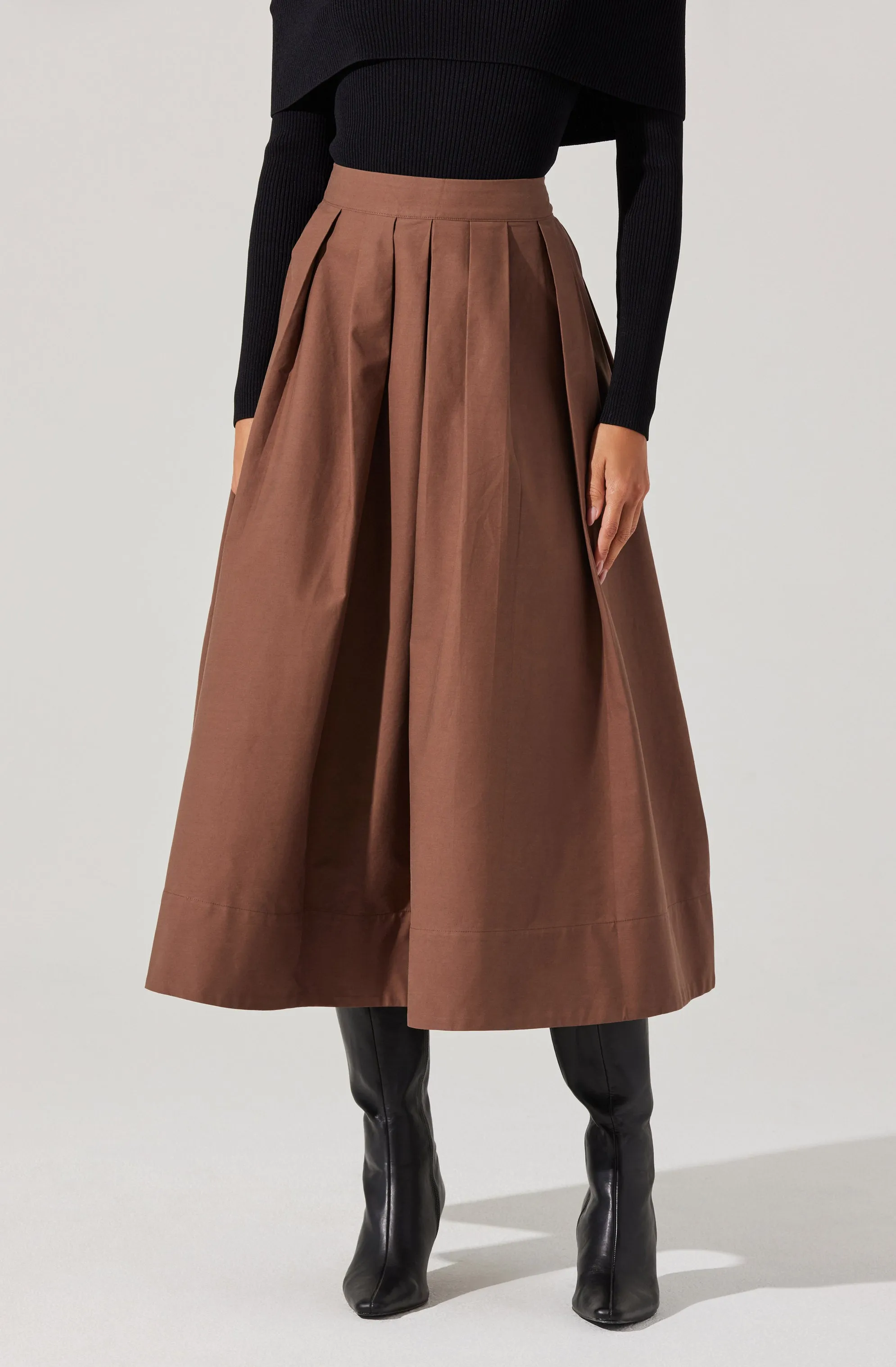 Full midi skirt