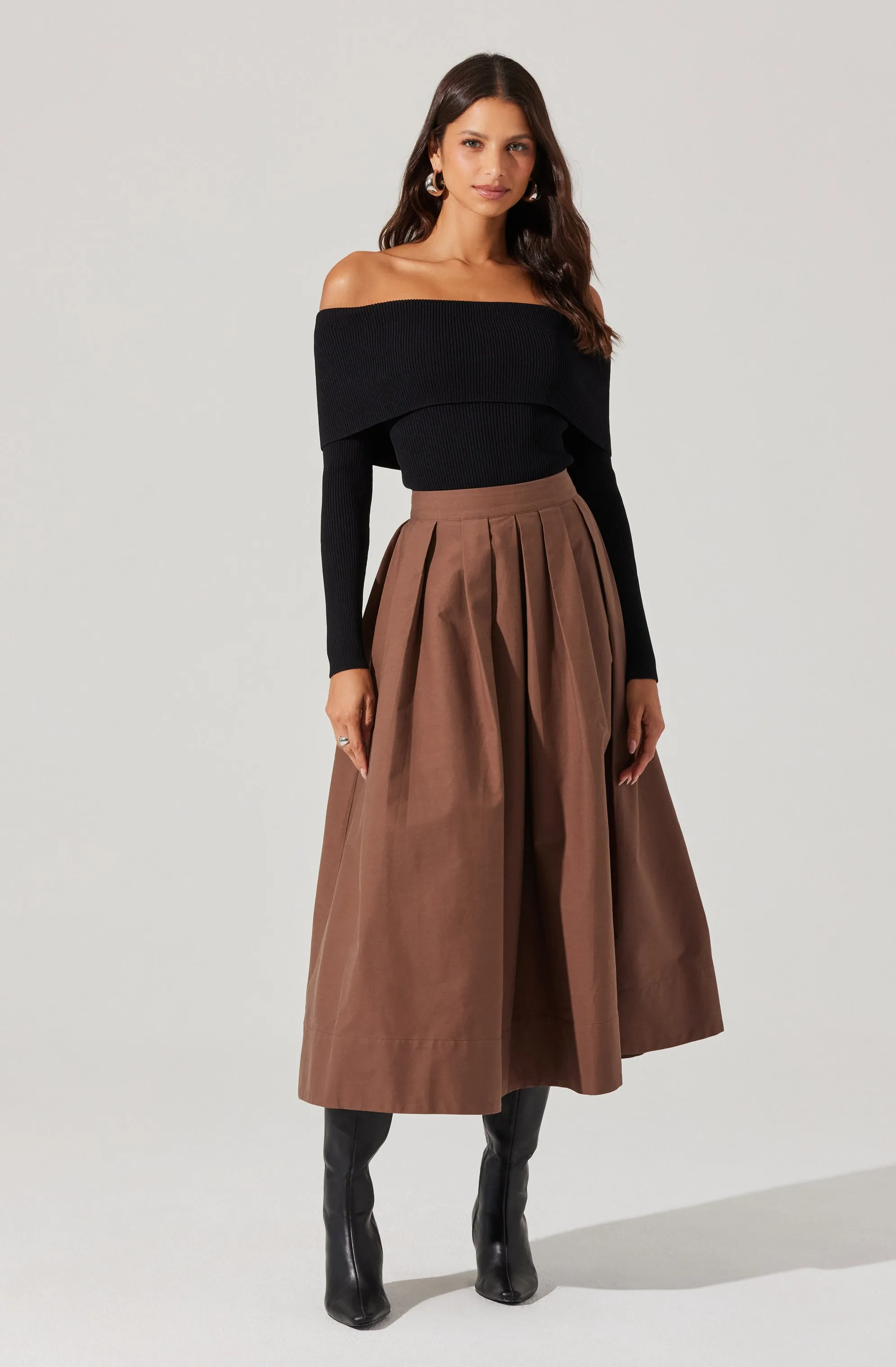 Full midi skirt