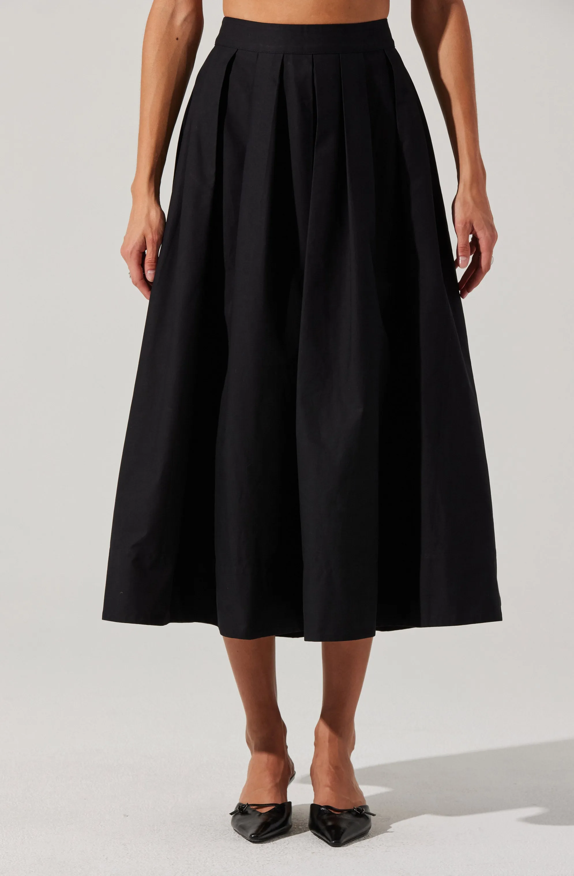 Full midi skirt