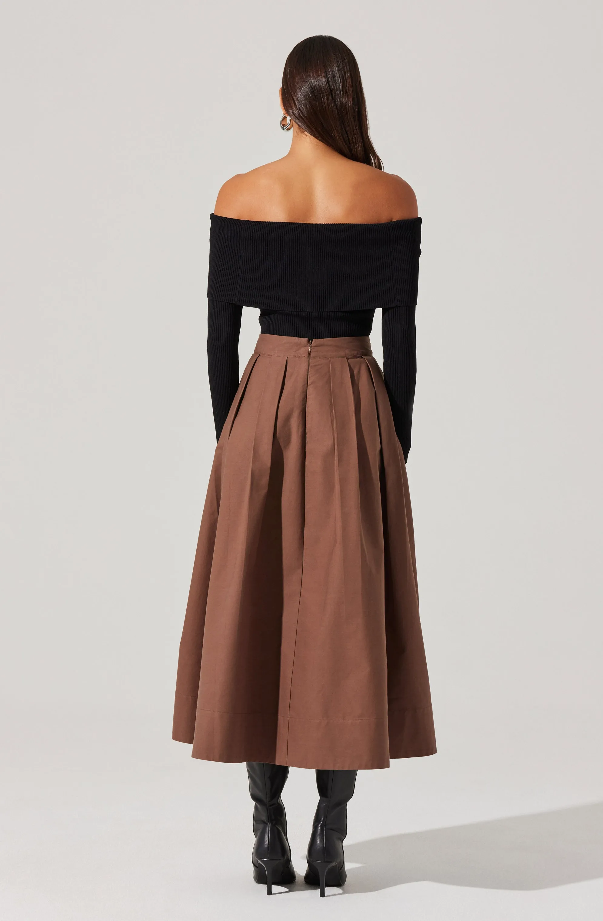 Full midi skirt