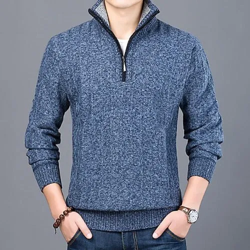 Autumn mens winter sweatshirt  Turtleneck