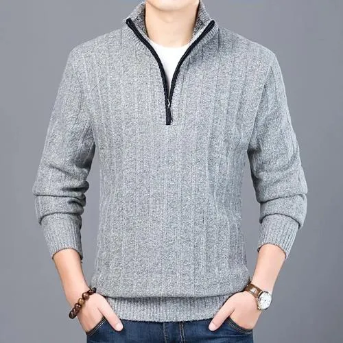 Autumn mens winter sweatshirt  Turtleneck