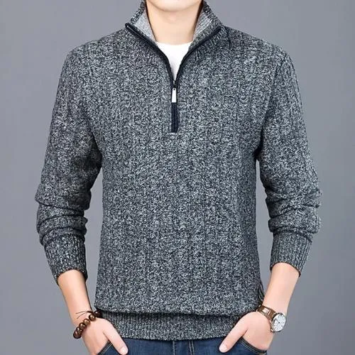 Autumn mens winter sweatshirt  Turtleneck