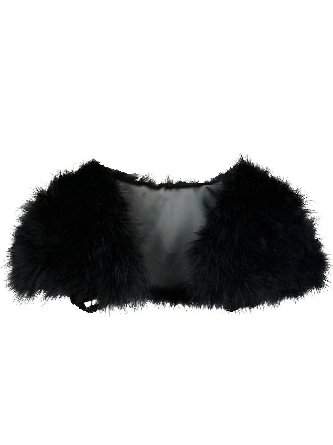 Genuine Ostrich Feather Fur Shawl Shrugs For Women