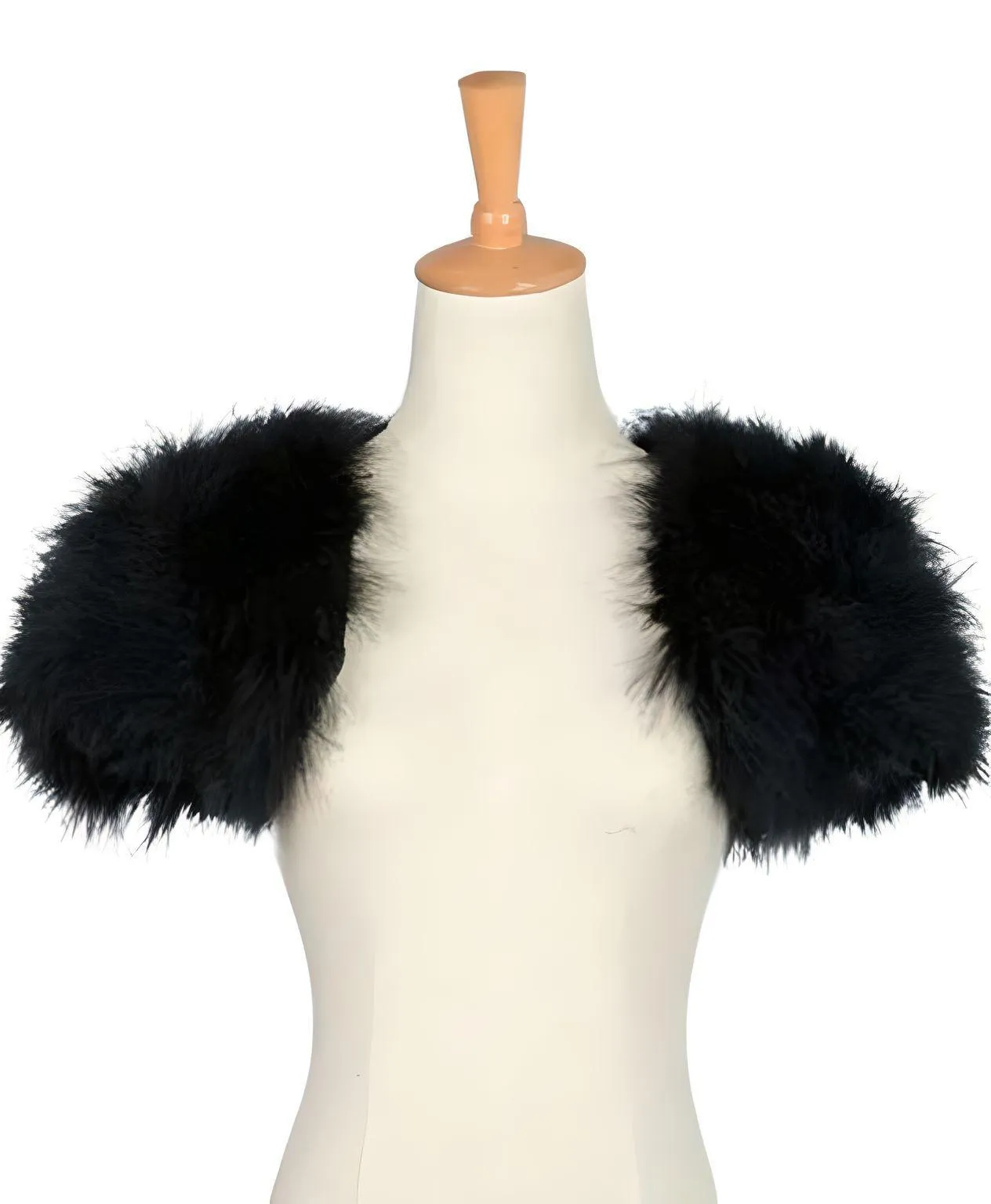 Genuine Ostrich Feather Fur Shawl Shrugs For Women