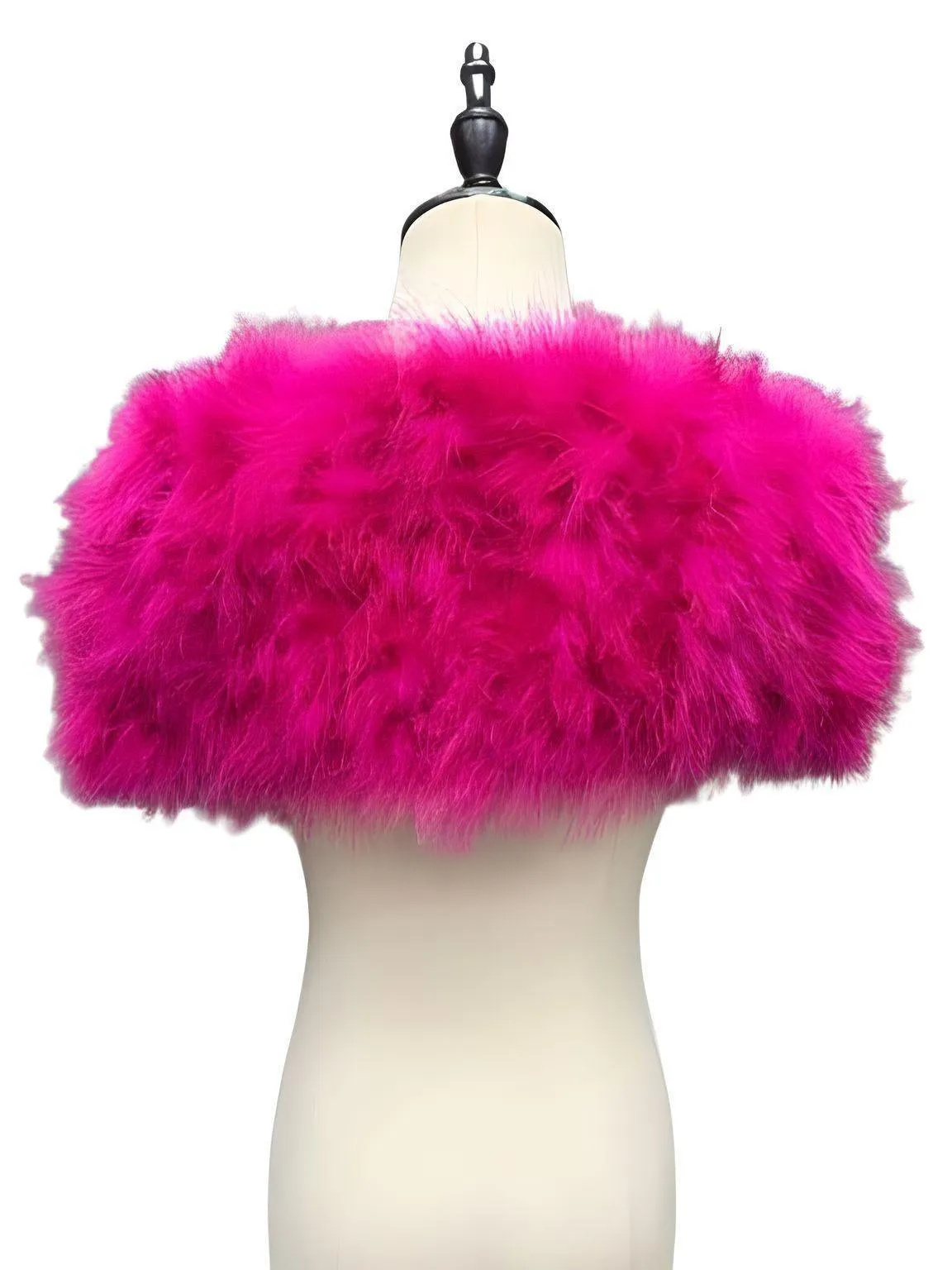 Genuine Ostrich Feather Fur Shawl Shrugs For Women