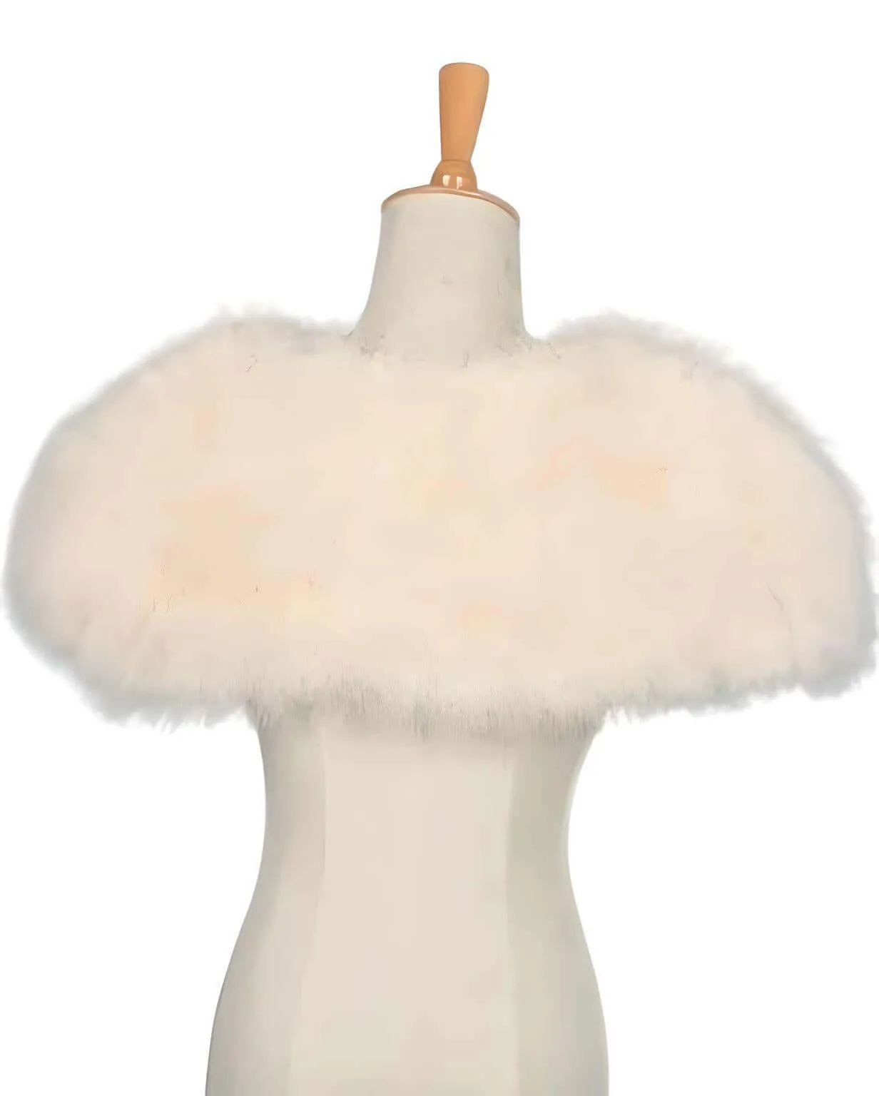 Genuine Ostrich Feather Fur Shawl Shrugs For Women