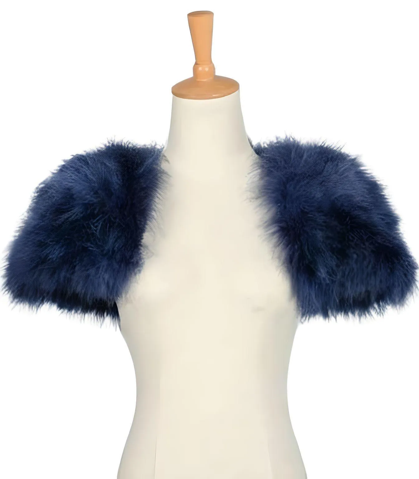 Genuine Ostrich Feather Fur Shawl Shrugs For Women