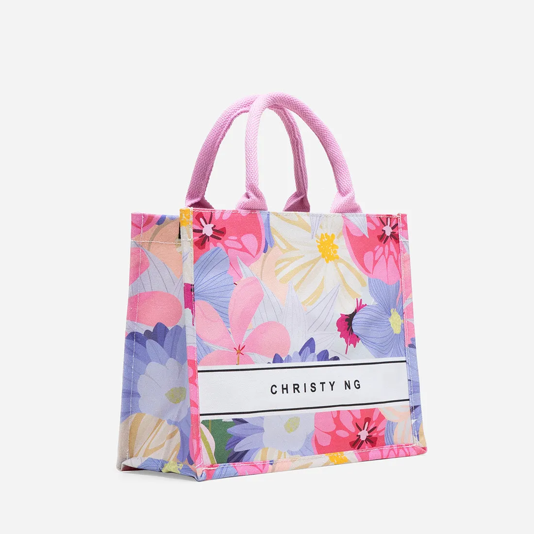 Full Bloom Mini Canvas Tote Bag