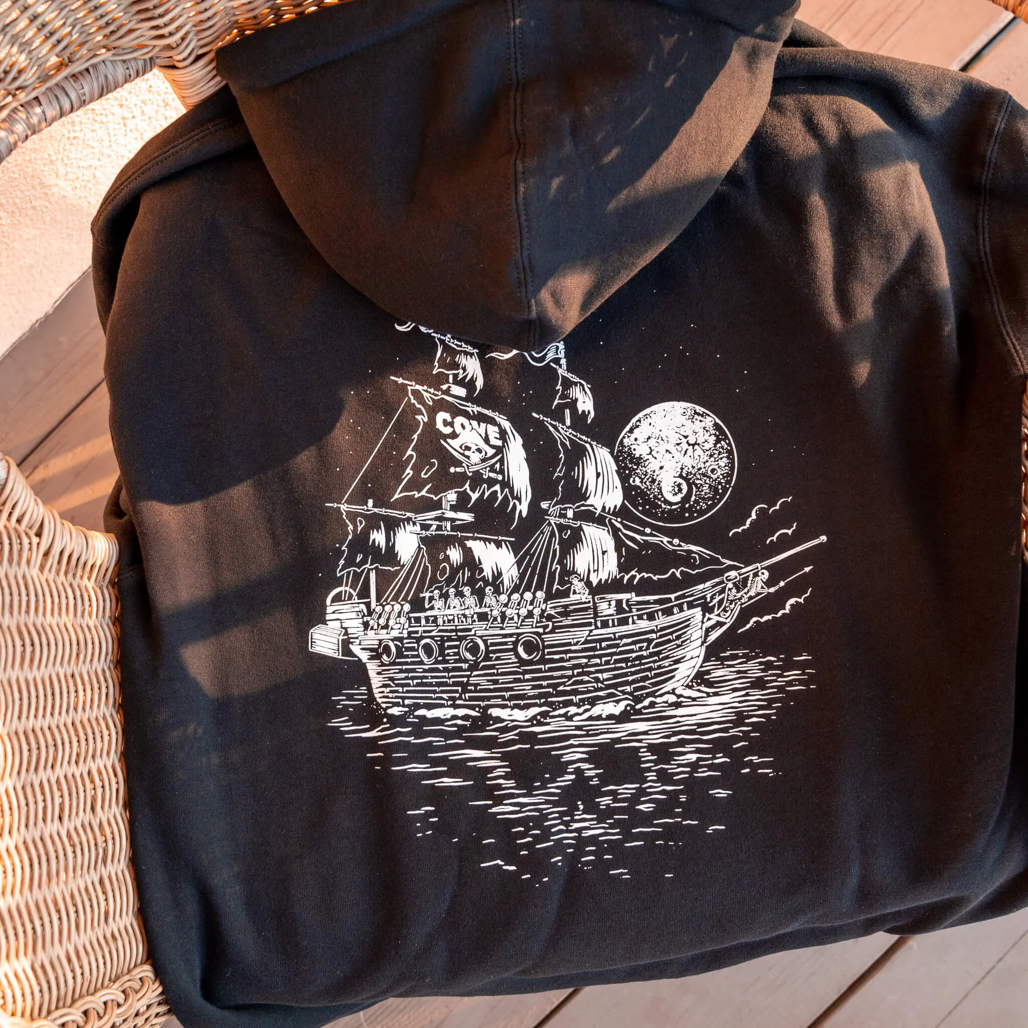 Ghost Ship Hoodie - Black