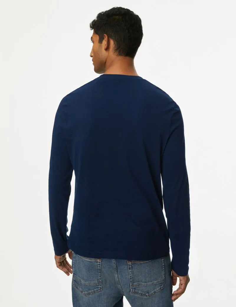 Pure Cotton Long Sleeve T-Shirt