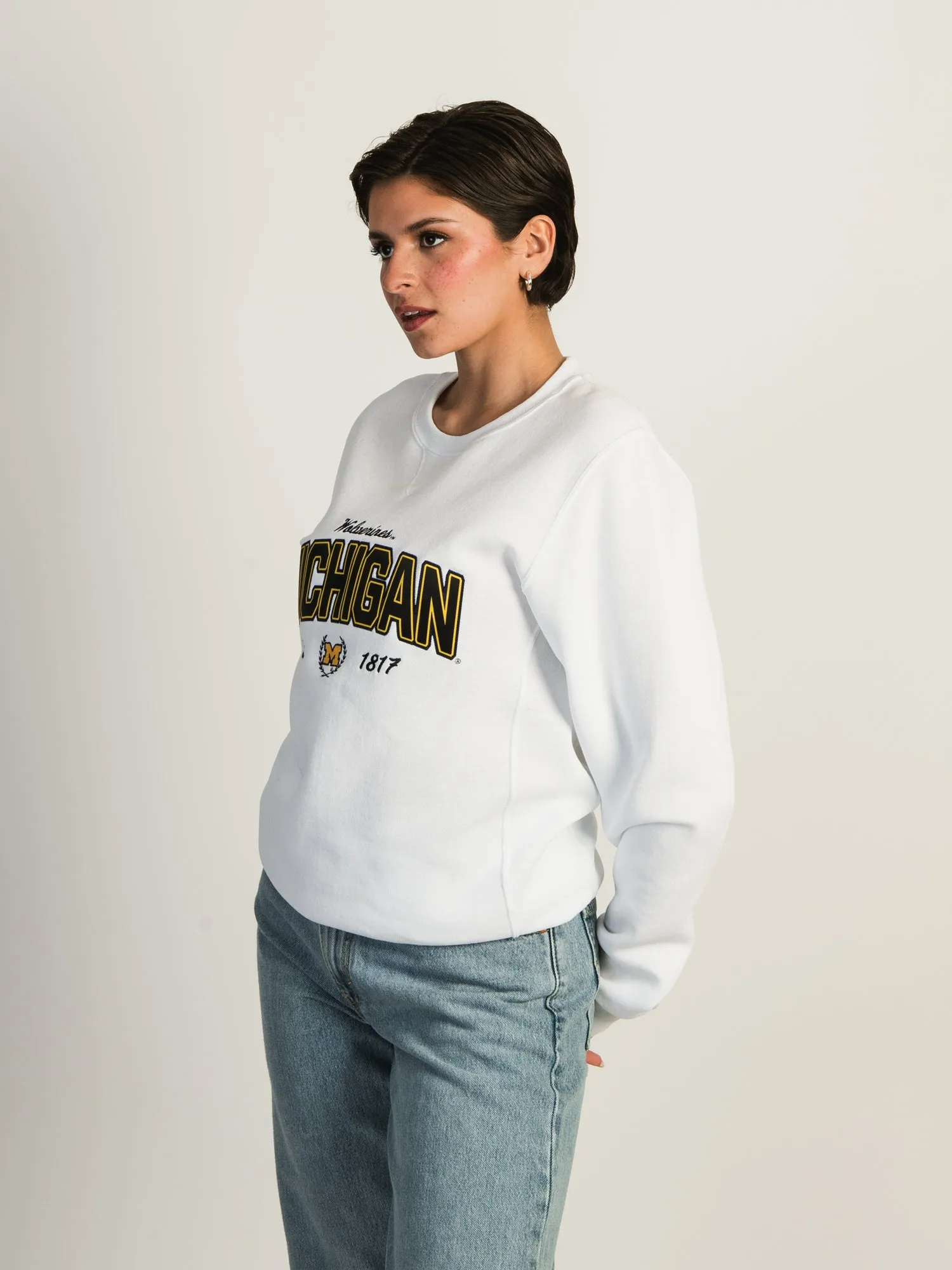 RUSSELL ATHLETIC MICHIGAN CREWNECK