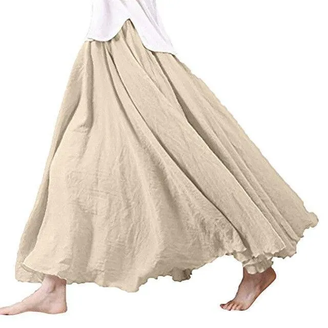 Women Summer Skirt Maxi Skirt