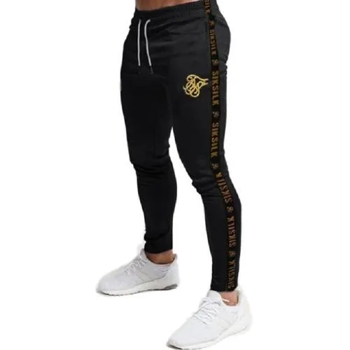 Mens Joggers Sweatpants Skinny Tracksuit