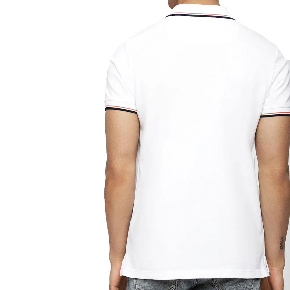 Diesel Men's T-Randy Broken Polo Shirt - White